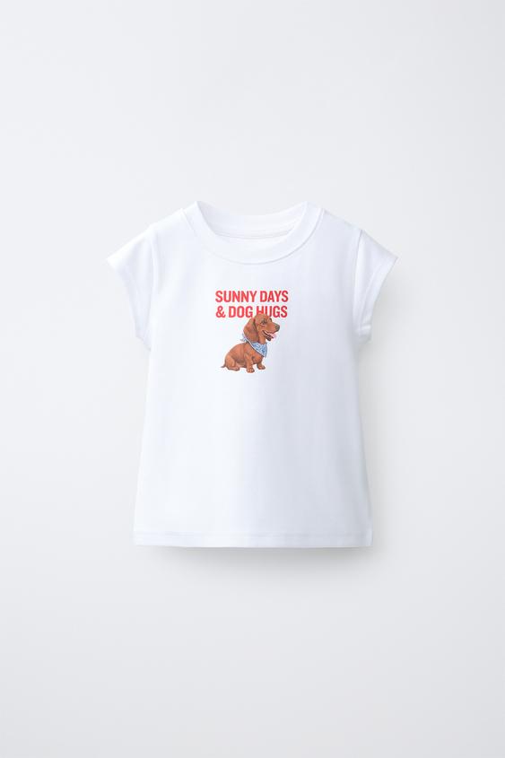 ANIMAL PRINT T-SHIRT - White by Zara - Image 0