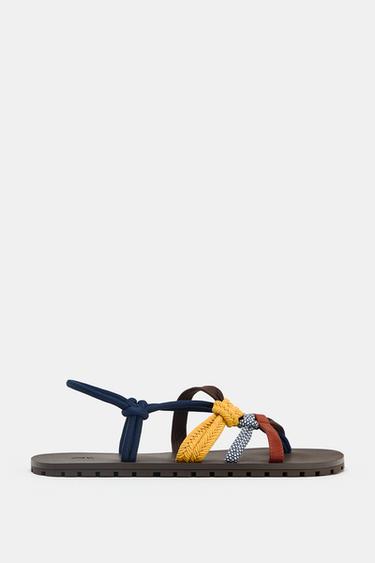 SANDALES À BRIDES DE COULEURS - Multicolore de Zara - Image 1