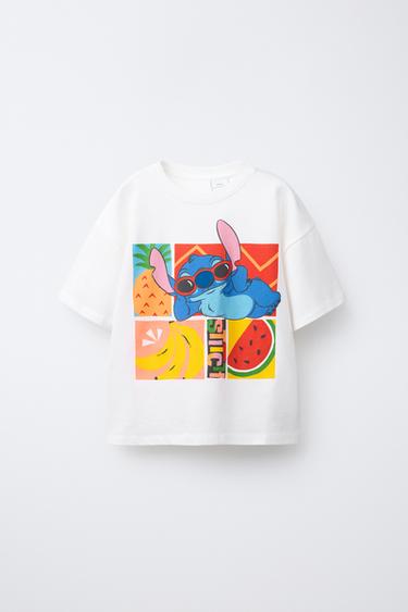 LILO & STITCH © DISNEY PRINTED T-SHIRT - White by Zara