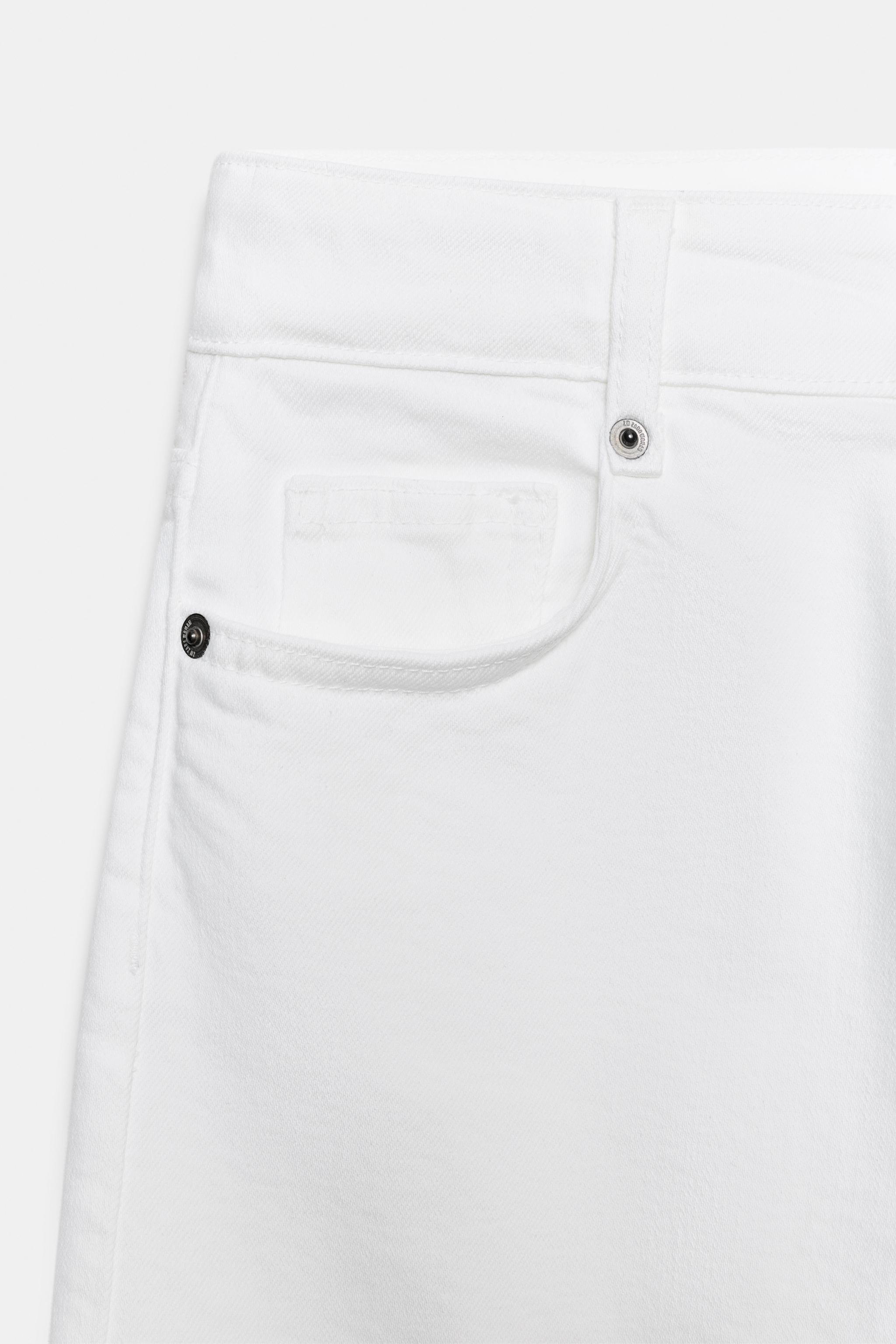 Женские джинсы Zara ZW COLLECTION HIGH WAIST WIDE LEG JEANS — фото 7