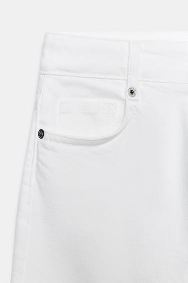 ZW COLLECTION WIDE-LEG HIGH-WAIST JEANS - White by Zara - Image 6