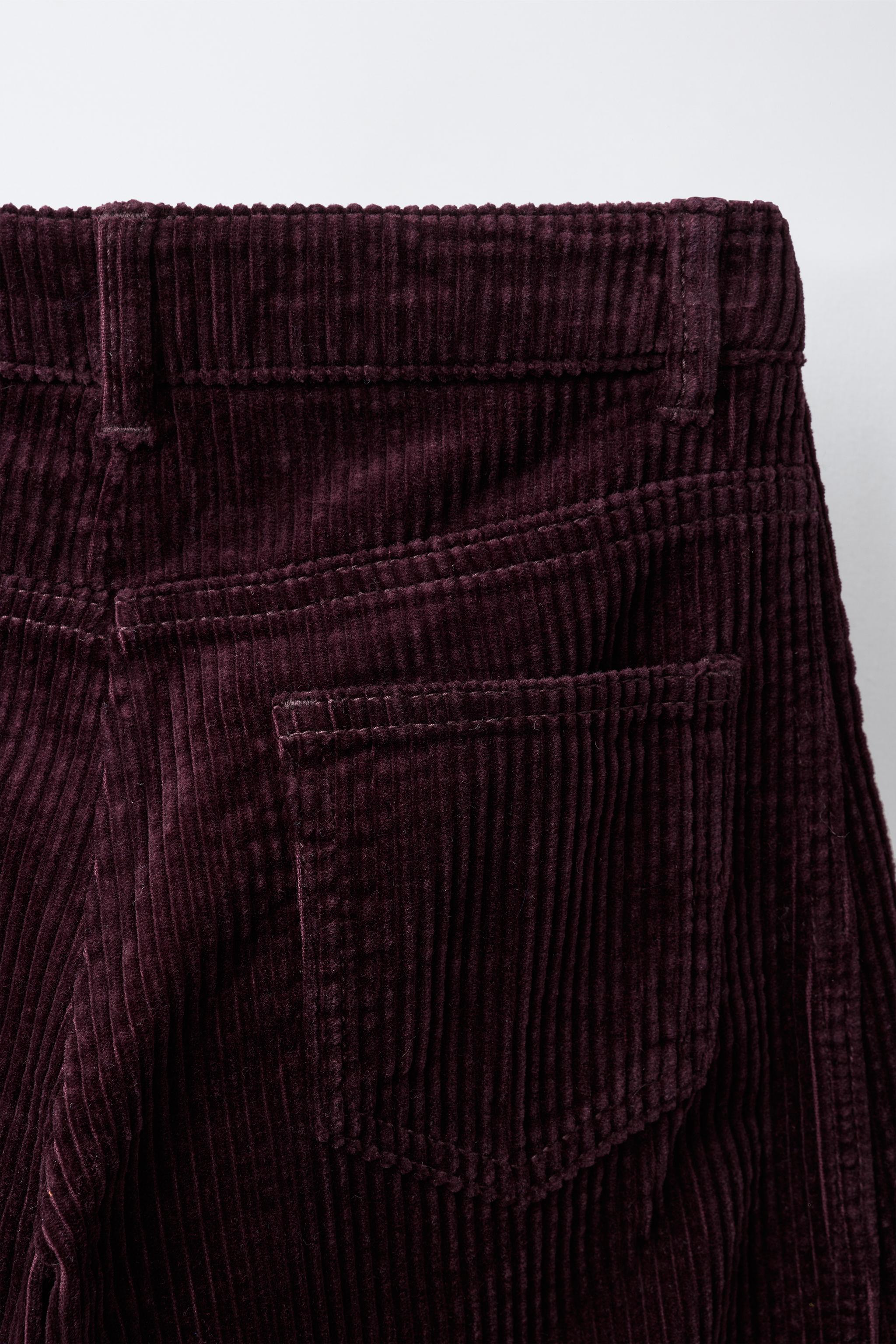 CORDUROY BARREL PANTS