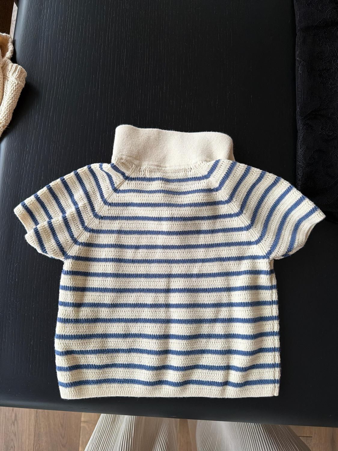 STRIPED KNIT POLO SHIRT - Image 6