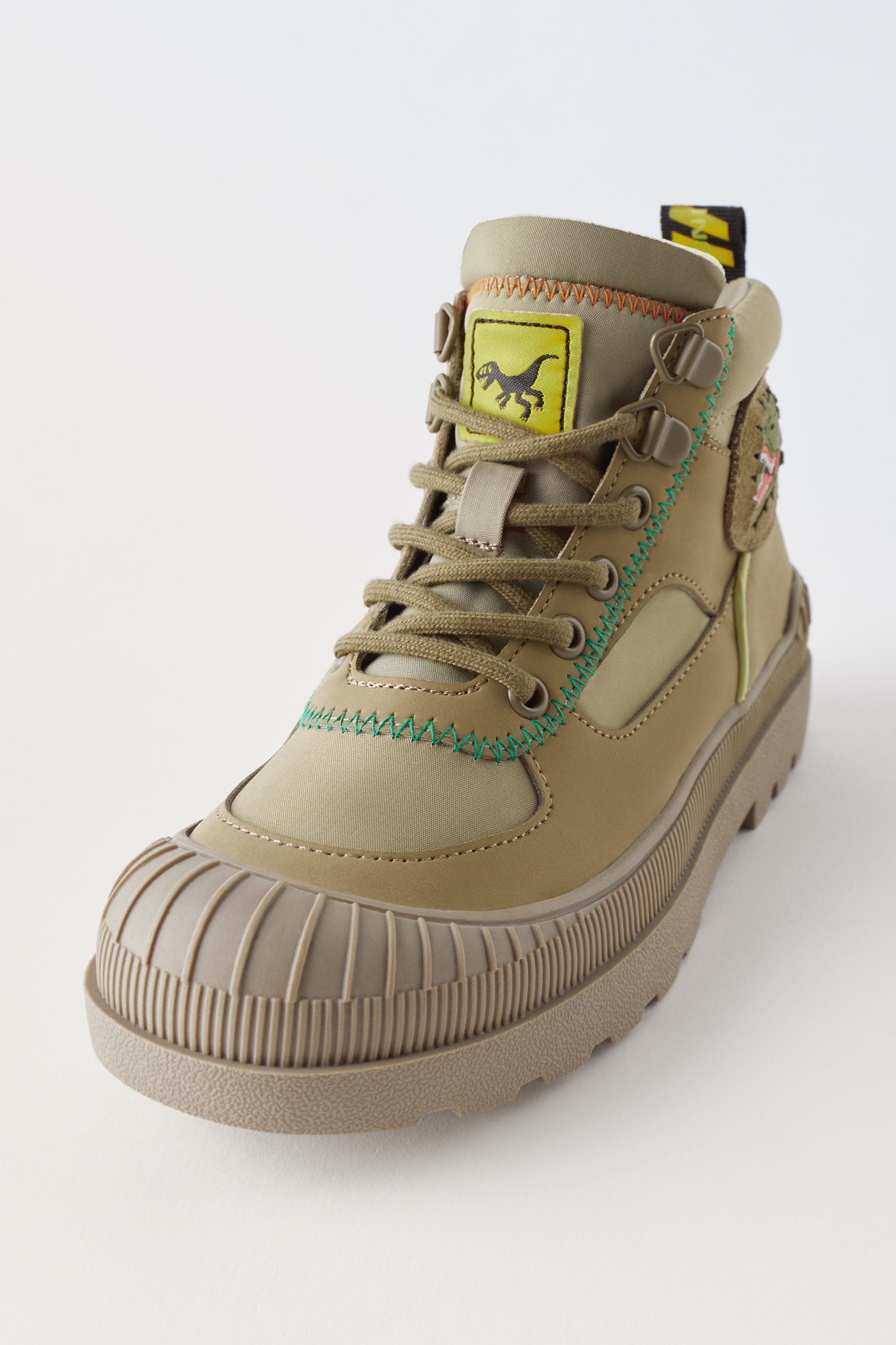 DINOSAUR HIGH-TOP SNEAKERS