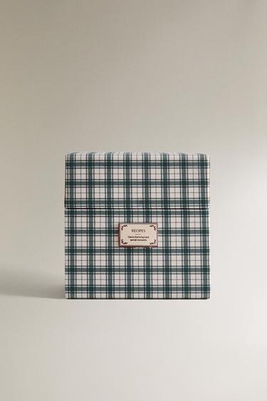 CHRISTMAS RECIPE BOX WITH CARDS - Green by Zara - Image 3