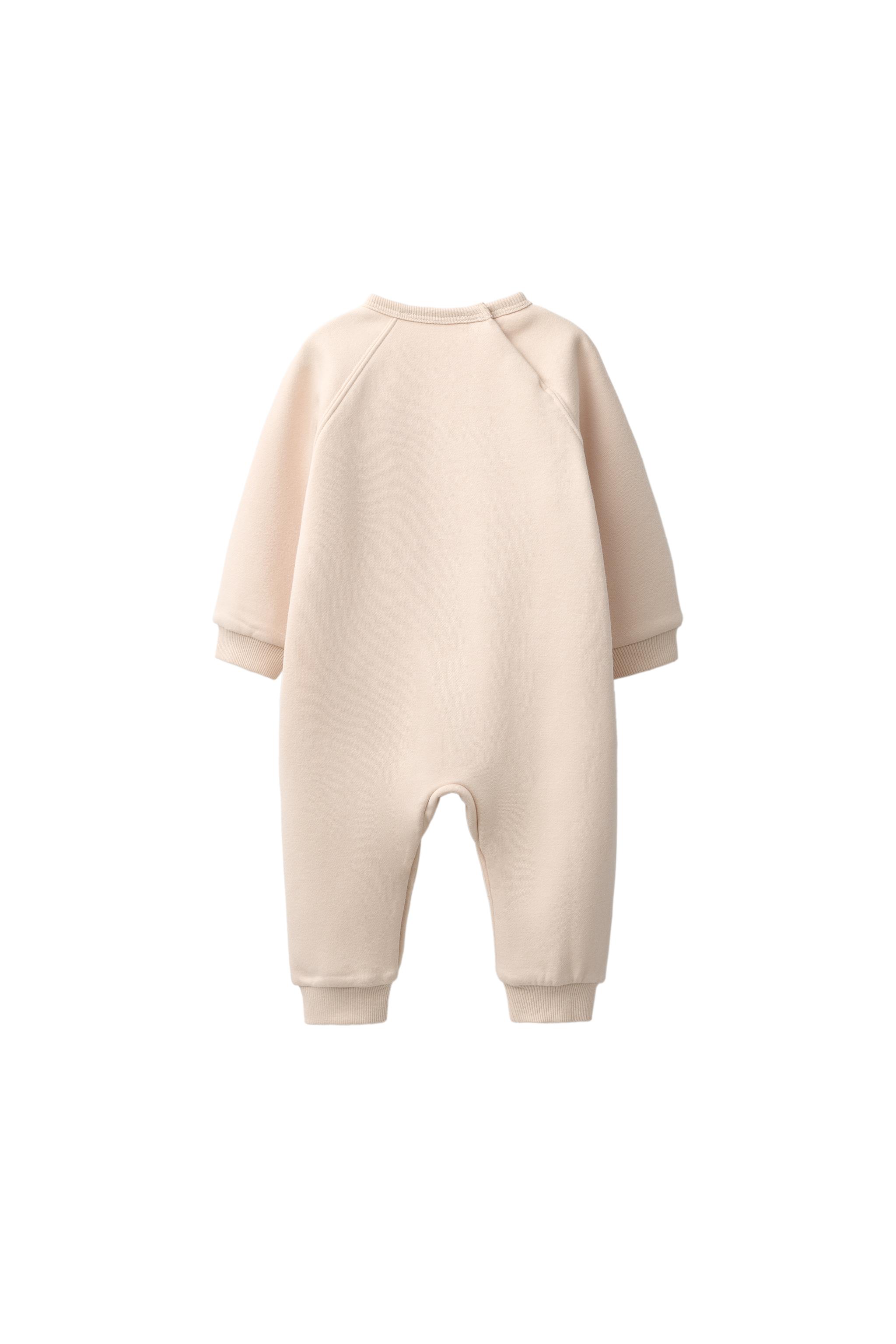 SHEEP EMBROIDERED LONG JUMPSUIT