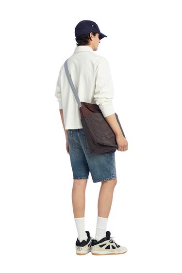 CROPPED FIT COTTON POLO SHIRT - Oyster-white by Zara - Image 1