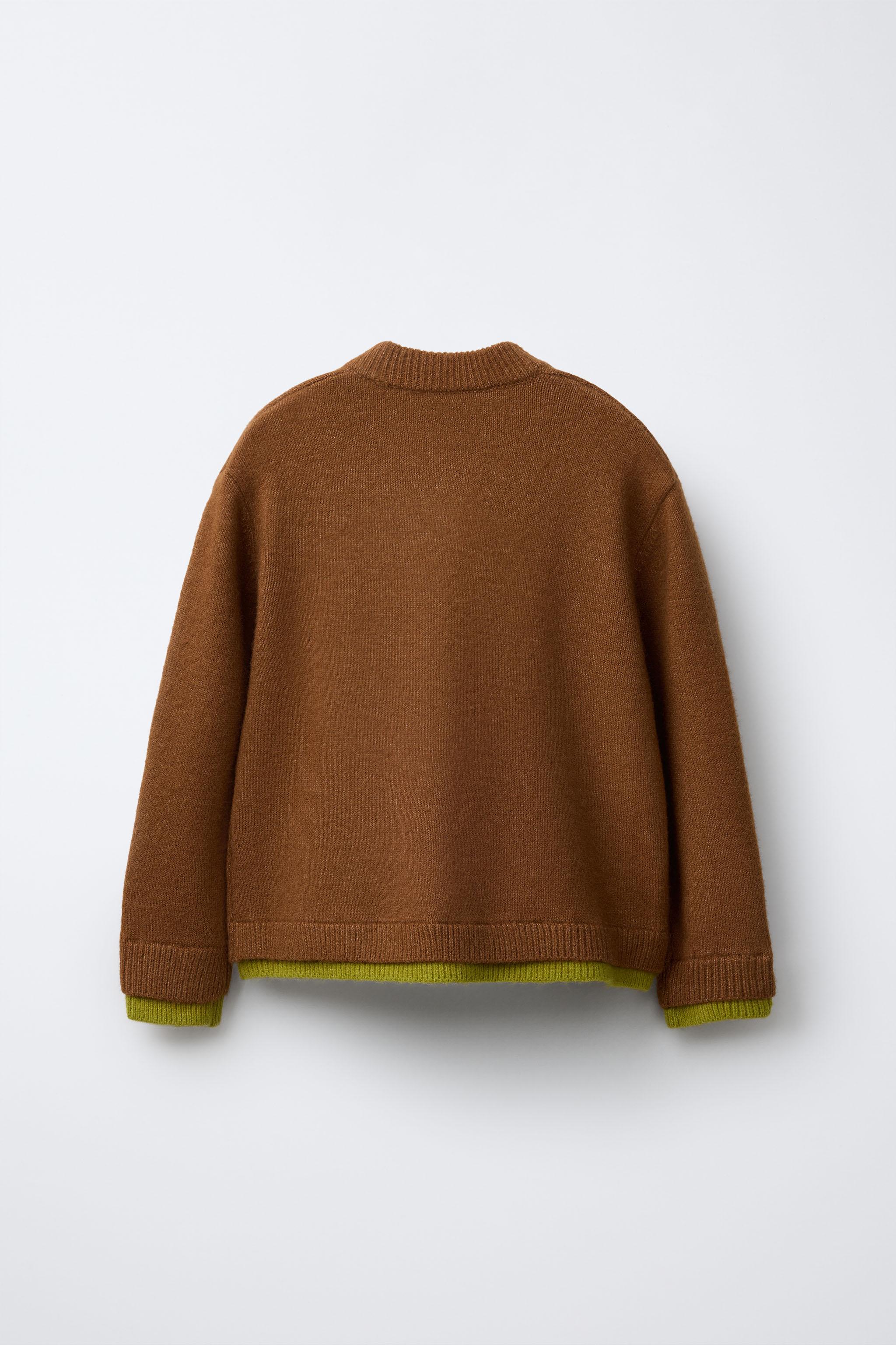 DOUBLE HEM KNIT CARDIGAN BENSIMON ® X ZARA