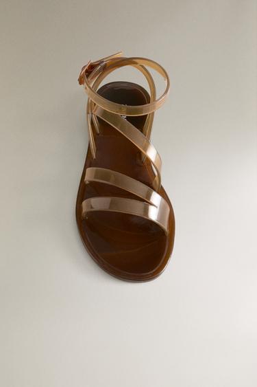 Sandales enfant jelly à brides - Marron de Zara - Image 4