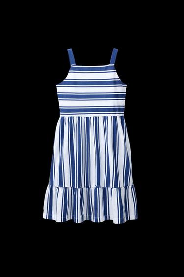 VESTIDO RAYAS MARINERAS - Azul de Zara