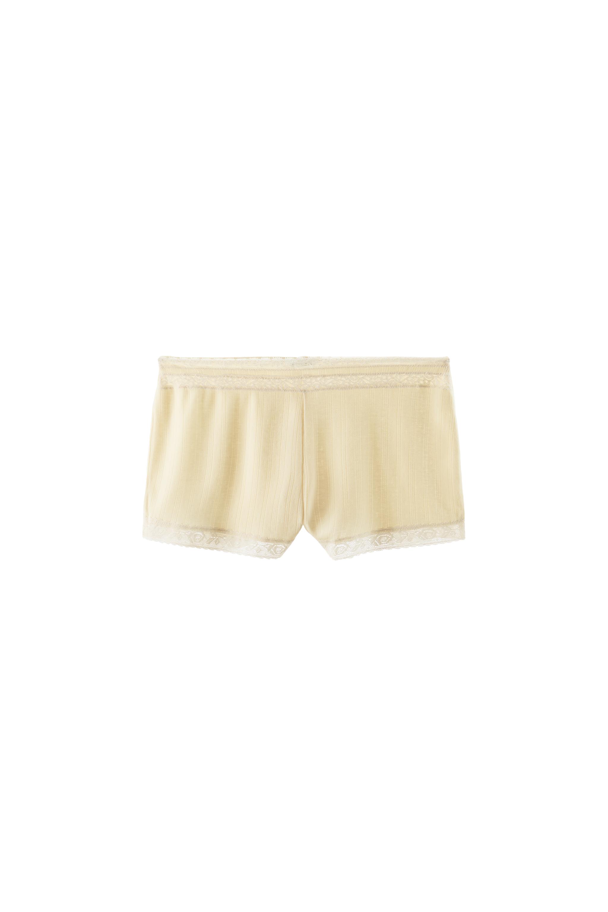 POINTELLE LACE SHORTS