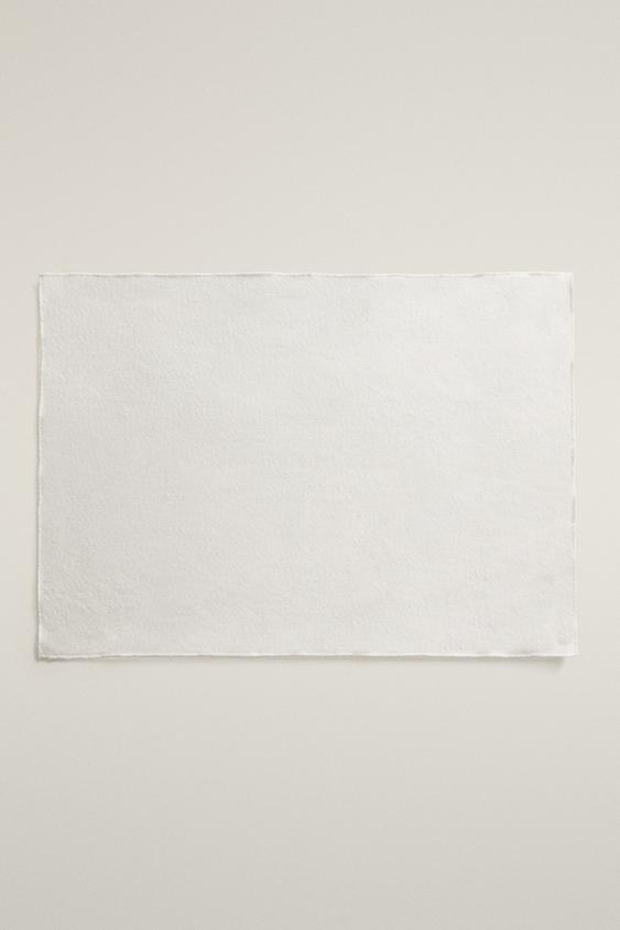 HEAVY COTTON PLACEMAT - White by Zara - Image 0