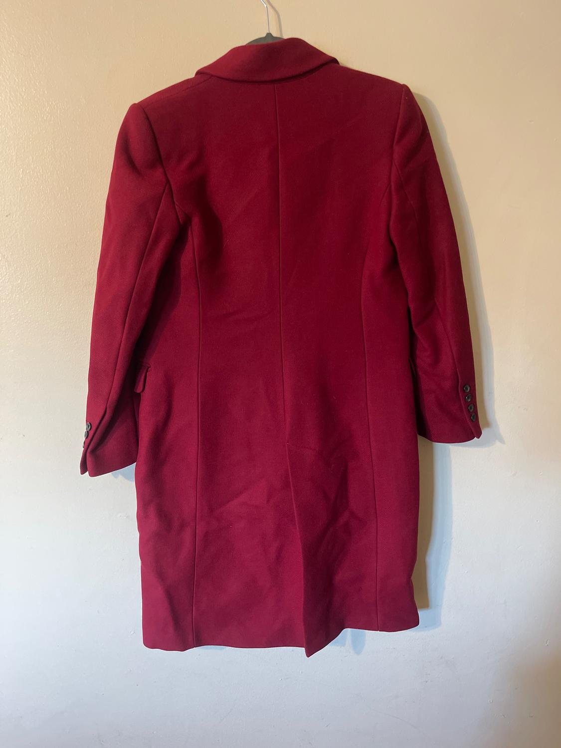DOUBLE BREASTED WOOL BLEND COAT - Image 3