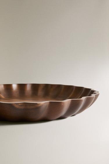 SCALLOPED SERVING DISH - Brown by Zara - Image 3