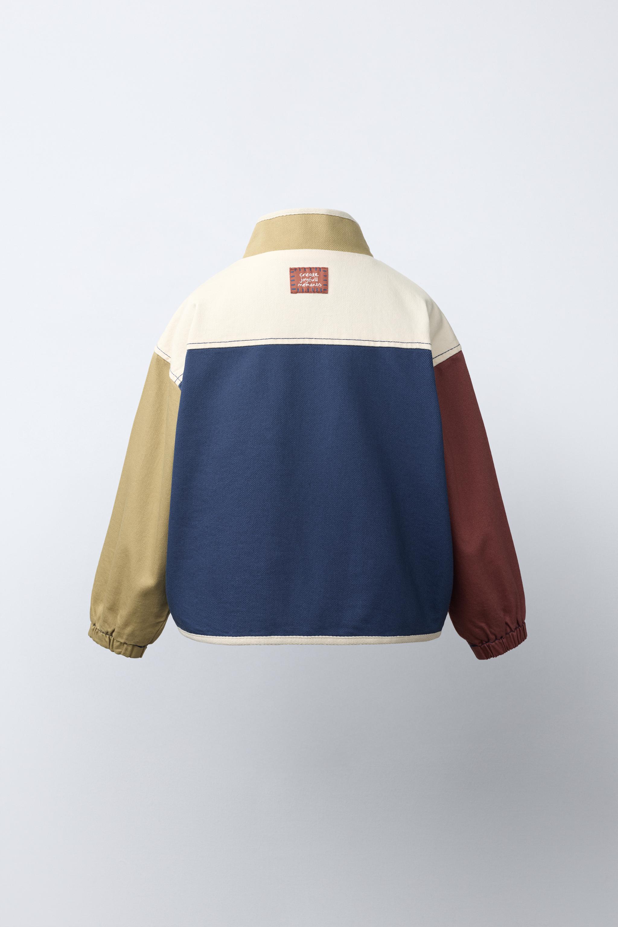 BLOUSON COLOR BLOCK