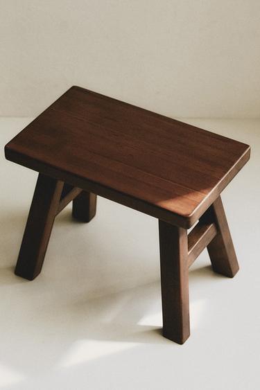 Zara SMALL STOOL - Brown