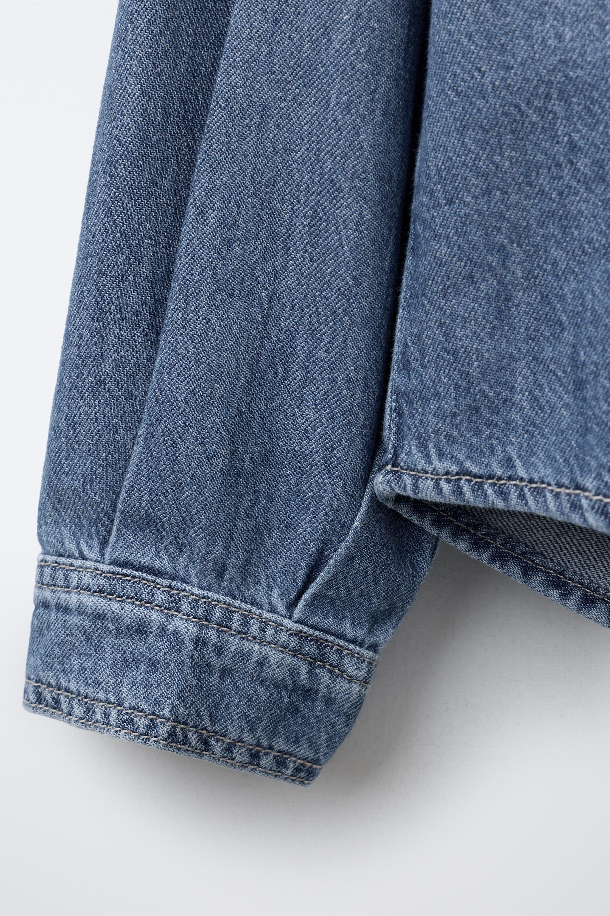 PETER PAN COLLAR DENIM SHIRT