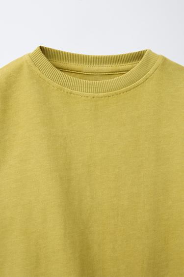ENSEMBLE T-SHIRT ET PANTALON WIDE LEG UNIE - Vert olive de Zara - Image 2