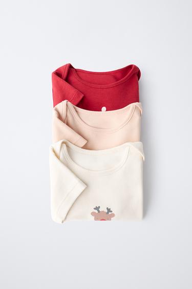 PACK TRES BODIES BOLSILLO DIFERENTES ESTAMPADOS - Multicolor de Zara