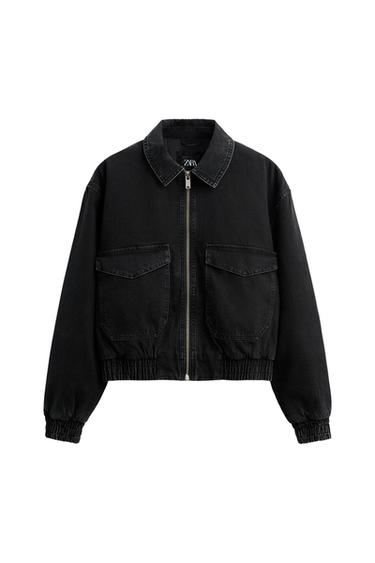 PADDED DENIM JACKET