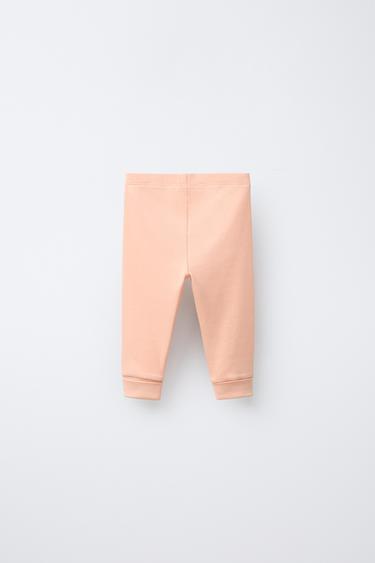 2-PACK OF ADJUSTABLE RIBBED LEGGINGS - Pink by Zara - Image 2