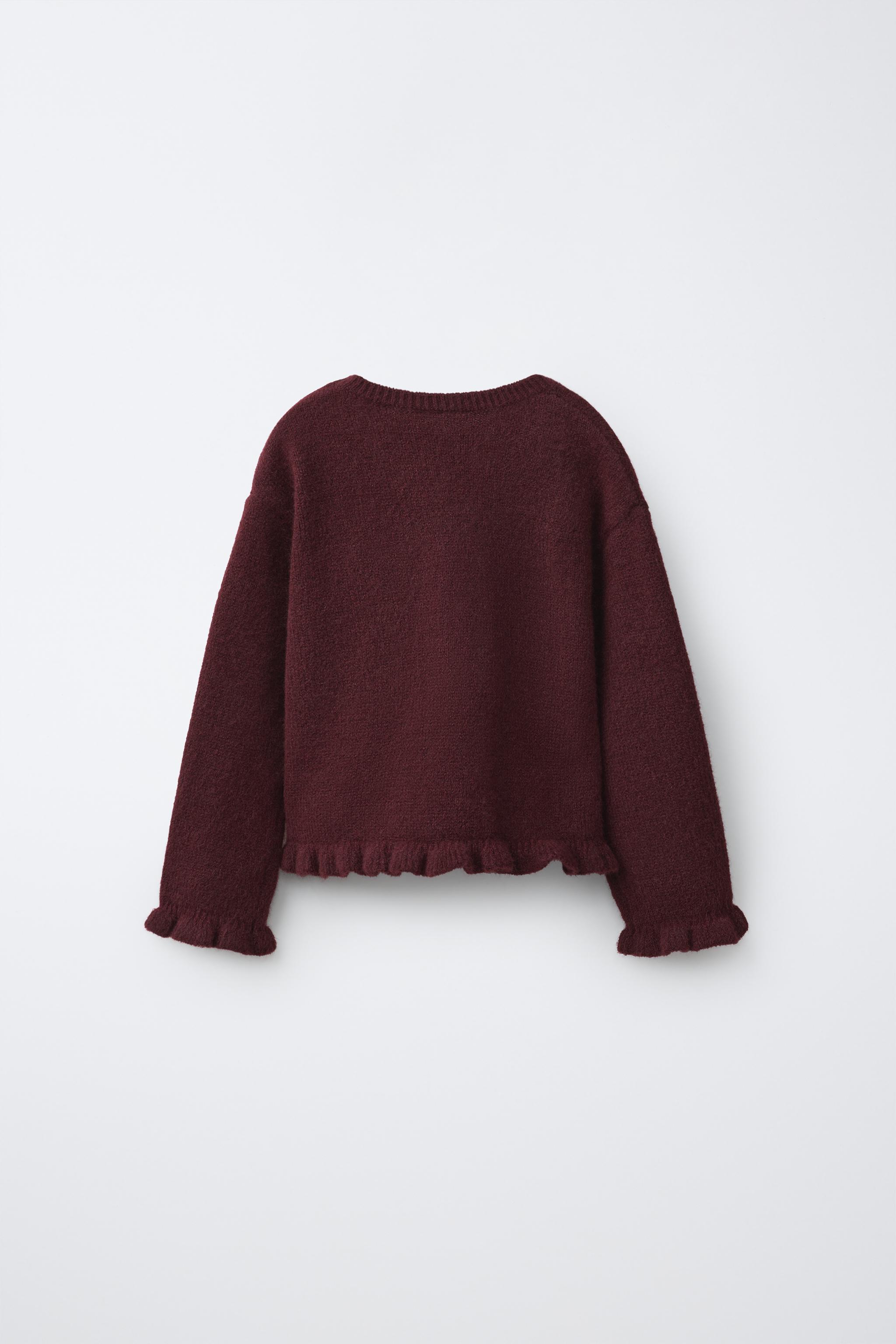 RUFFLE KNIT JUMPER