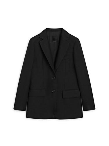 Zara Linen blazer with pockets - Black