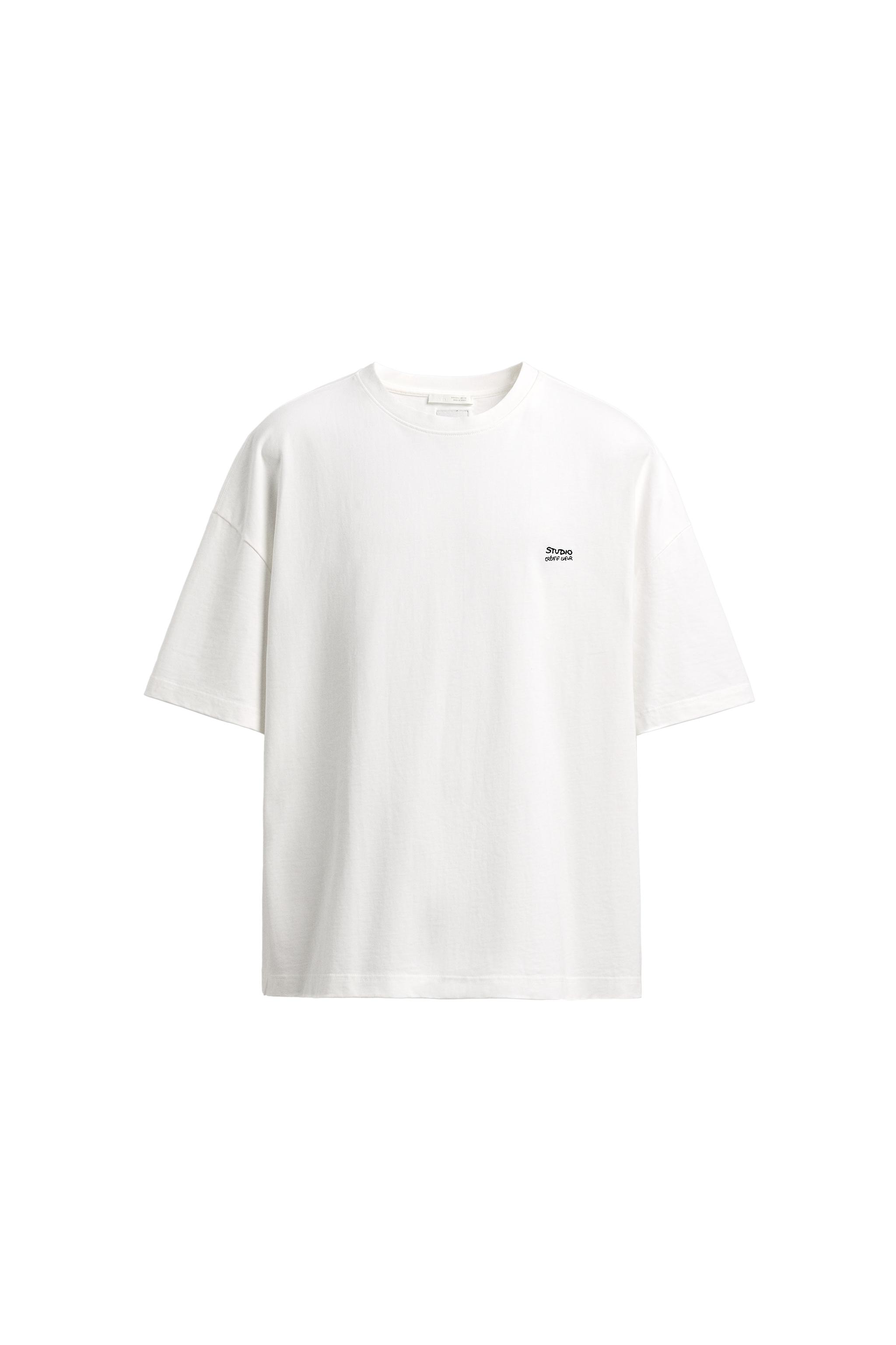 EMBROIDERED INTERLOCK T-SHIRT