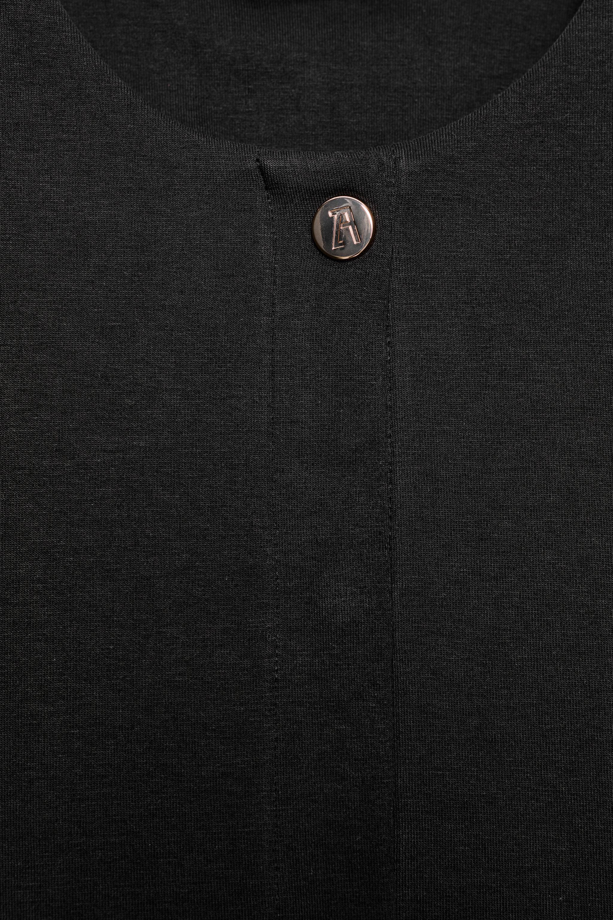 Zara BUTTON JACKET — фото 8