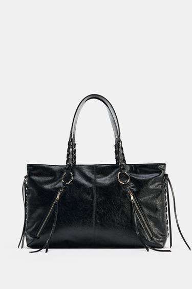 SHOPPER FRANGES - Noir de Zara