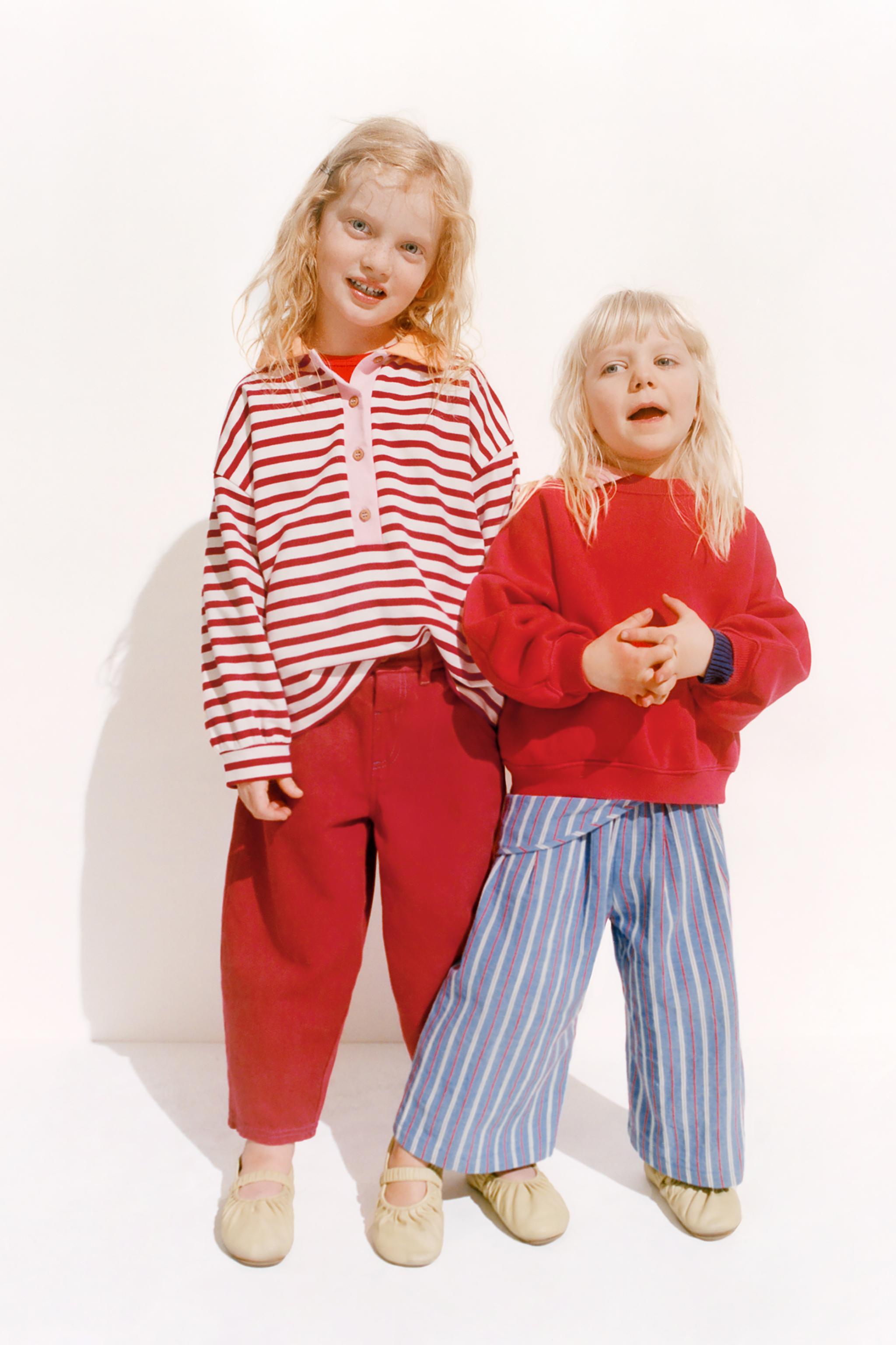 ZARA TIMELESS - PANTALON PARÉO À RAYURES