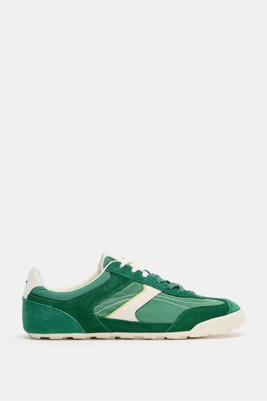 ZAPATILLAS RUNNING - Verde de Zara - Imagen 0