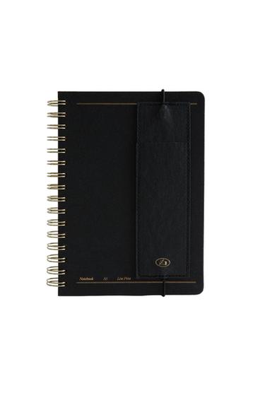 A5 NOTEBOOK CASE - Black by Zara
