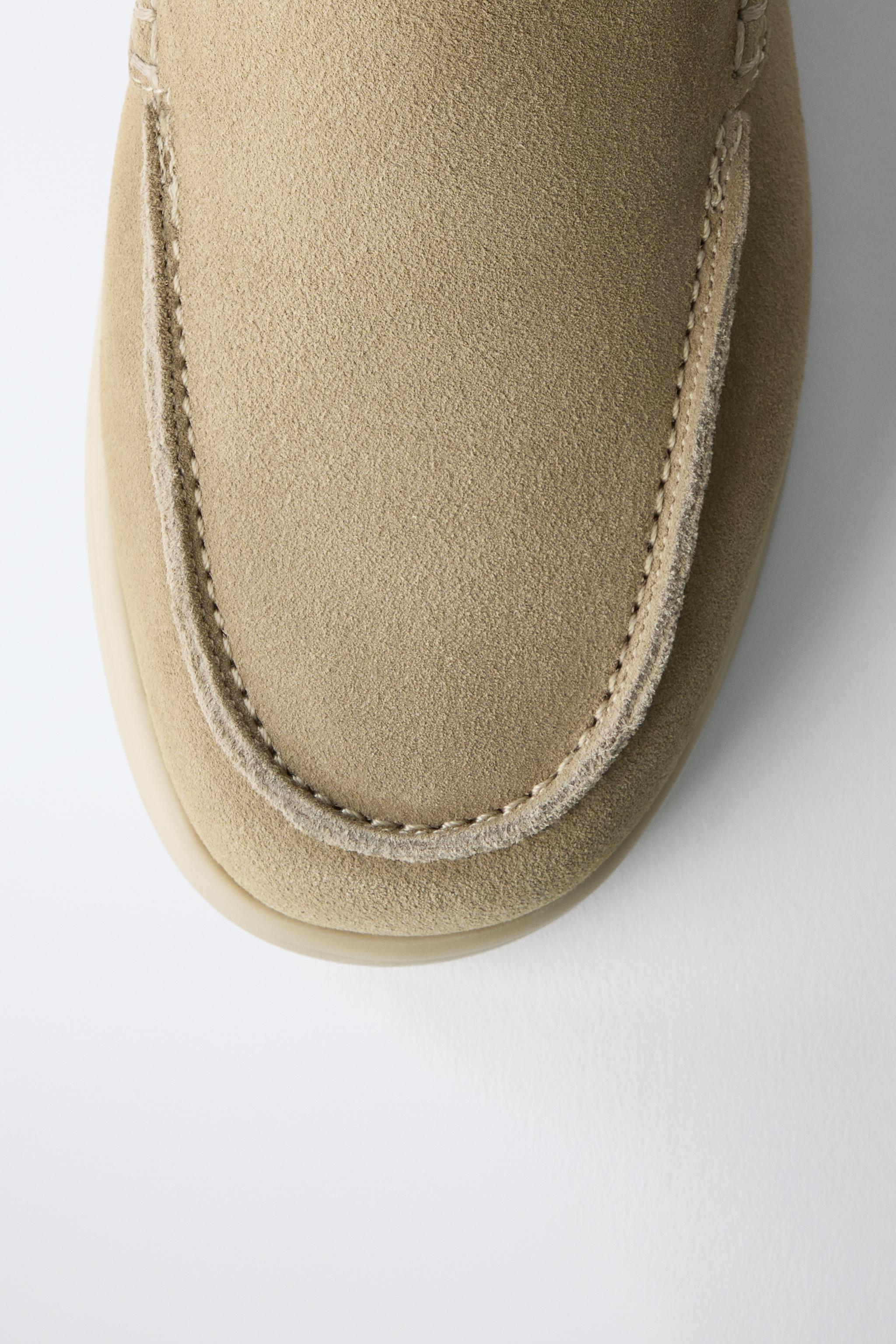 LEATHER DECK SHOES