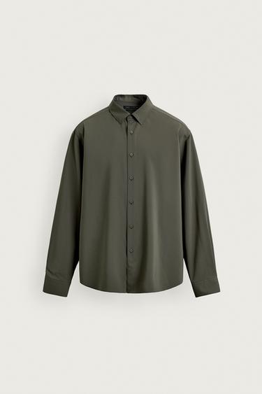 Zara ACTIVE SHIRT - Mid khaki