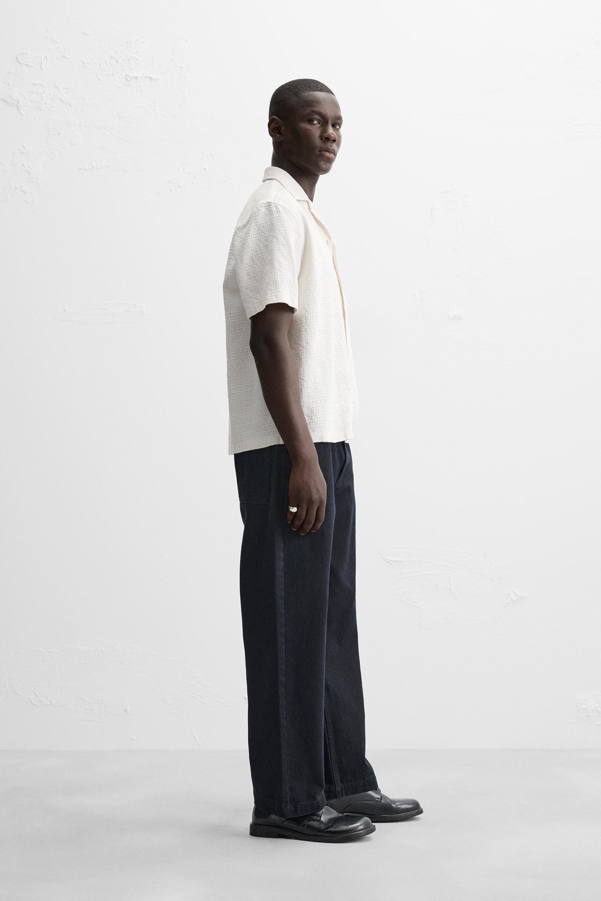 STRUCTURED SHIRT - Ecru | ZARA United States