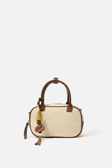 MINI BOLSO CONTRASTES - Crudo de Zara