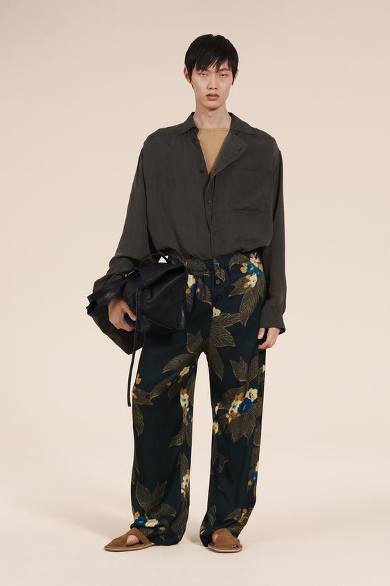 FLORAL PRINT TROUSERS - LIMITED EDITION - Printed | ZARA India