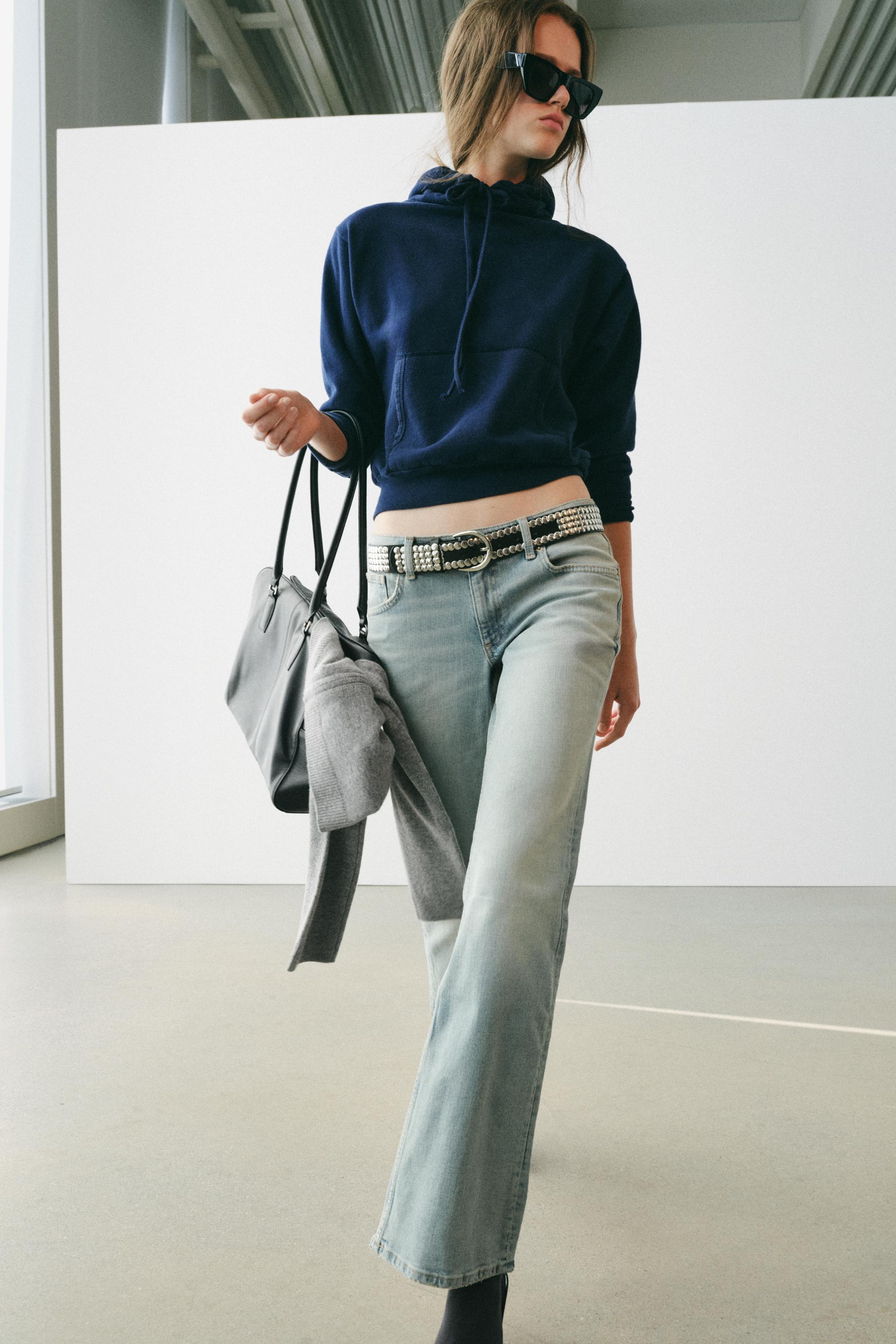 Trf Low-Rise Bootcut Jeans by Zara