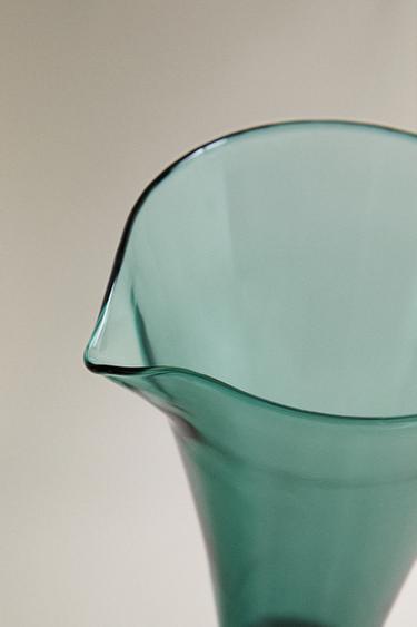 COLOURED BOROSILICATE JUG X COLLAGERIE - Green by Zara - Image 3