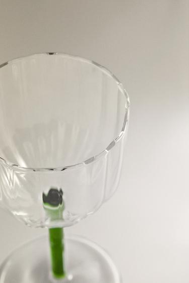 VERRE BOROSILICATE TIGE COULORÉE - Vert de Zara - Image 2