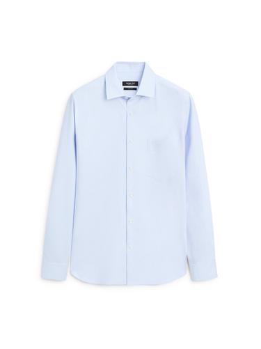 Zara Cotton blend comfort twill shirt - Green stripe