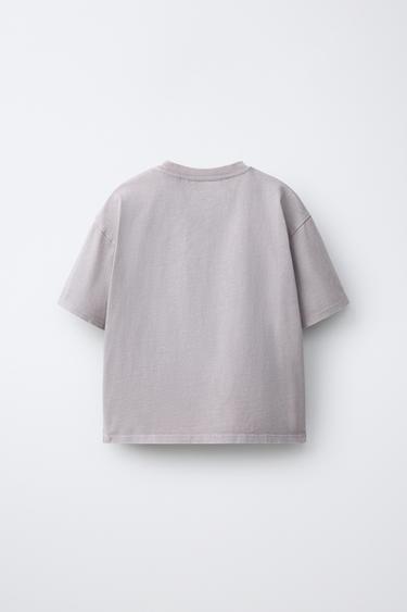 FADED EFFECT ROLLING STONE © T-SHIRT - Brown / Taupe by Zara - Image 1