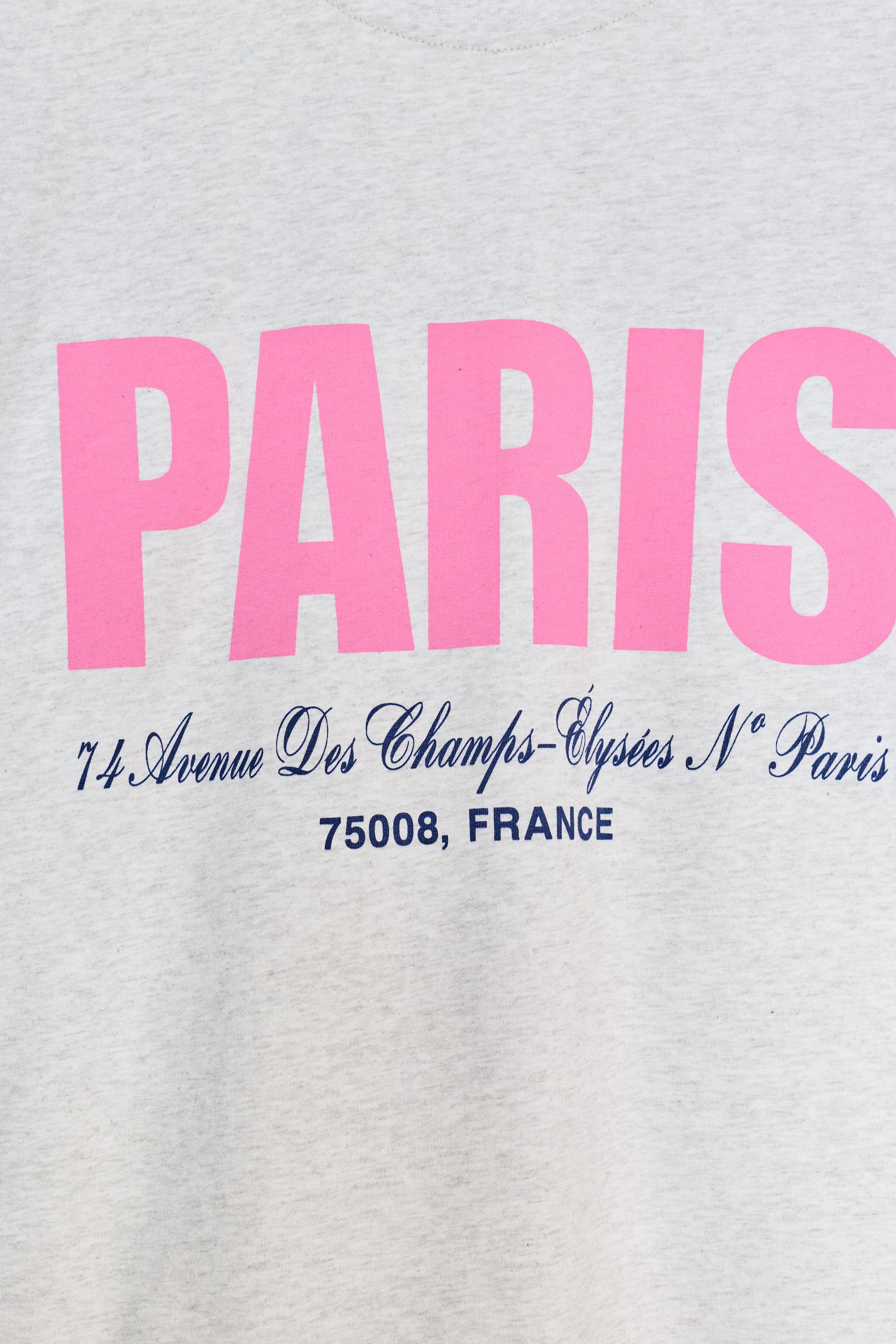 SHORT SLEEVE TEXT T-SHIRT