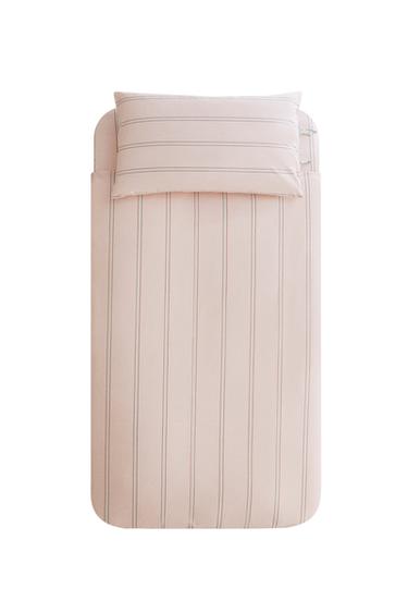 Zara KIDS STRIPED DUVET COVER - Pink