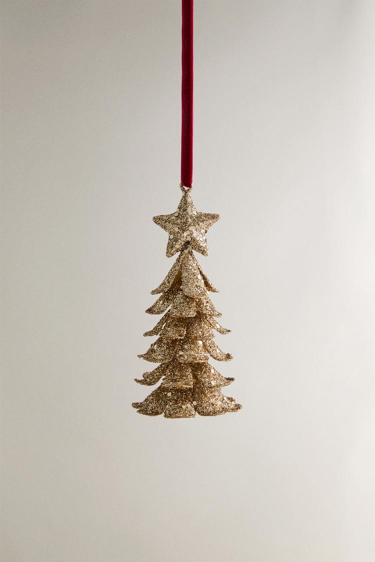 DECORAZIONE ALBERO FERRO DORATO Oro ZARA Italia Italy