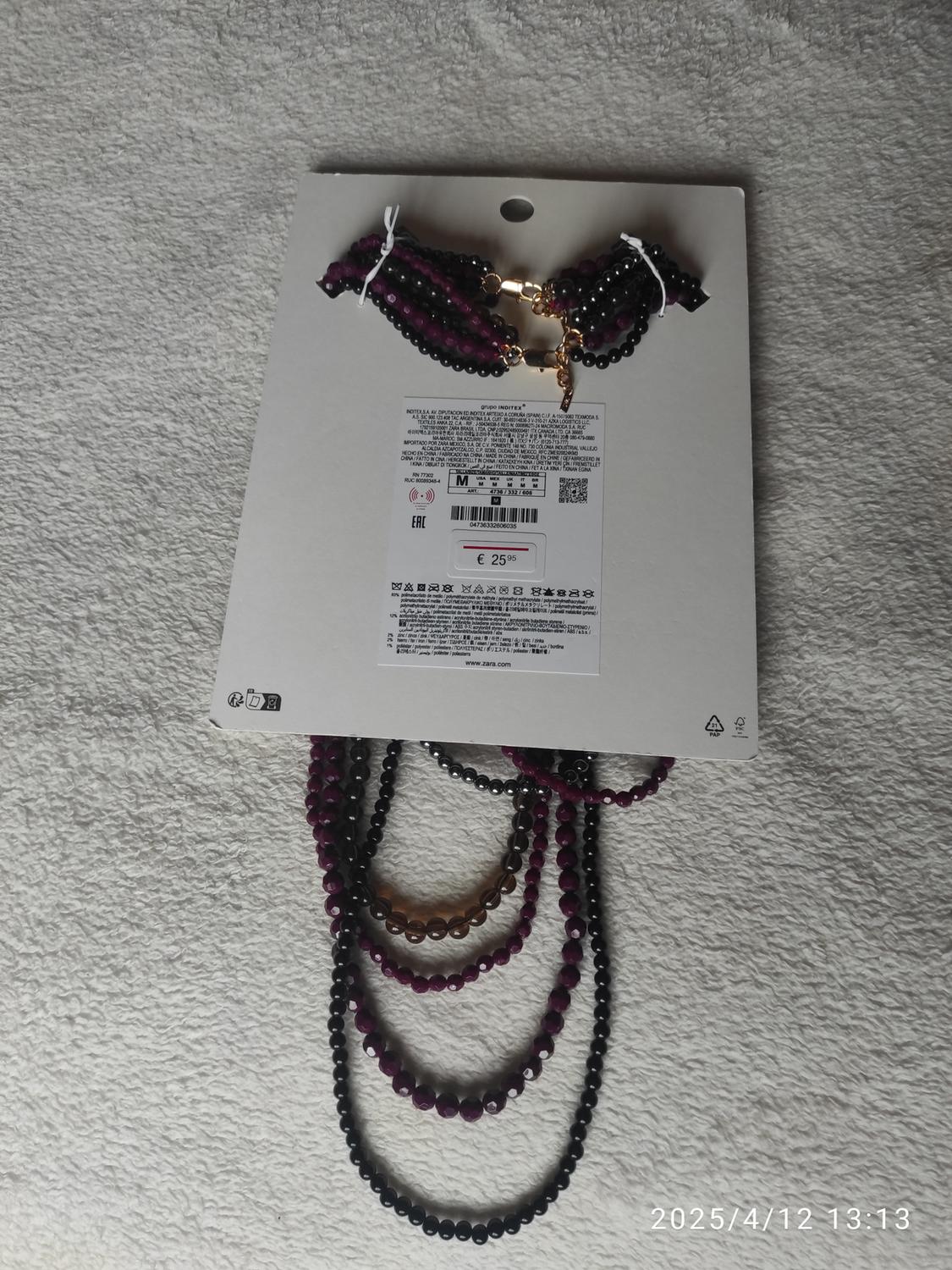 BEADED WATERFALL NECKLACE - Image 2