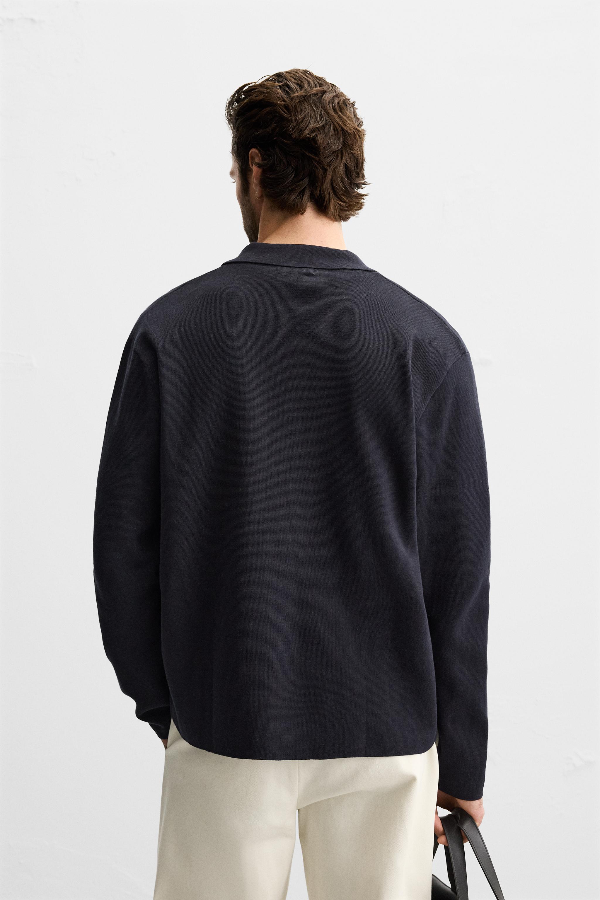 POCKETED COTTON CARDIGAN - Black | ZARA Canada POCKETED COTTON CARDIGAN - Black | ZARA Canada
