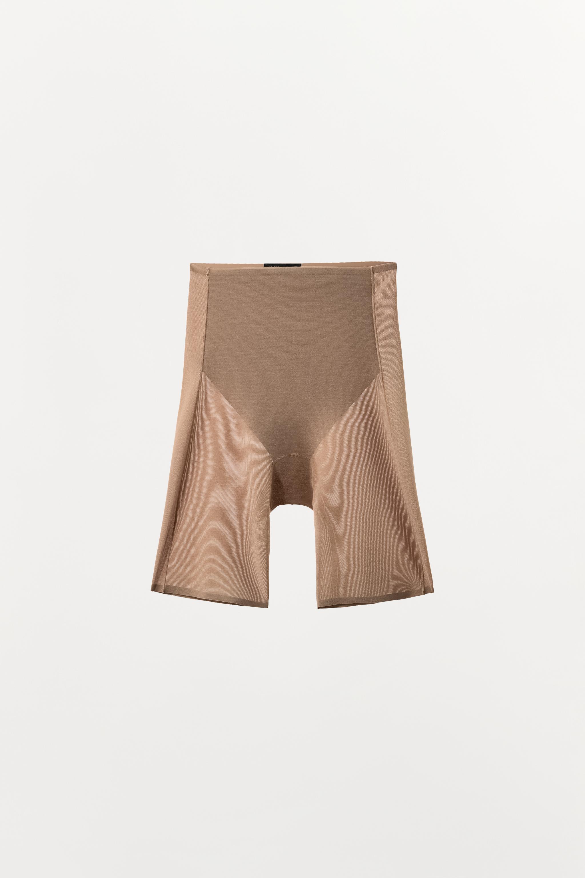 Женские шорты Zara MESH BIKE SHORTS WITH POLYAMIDE — фото 6