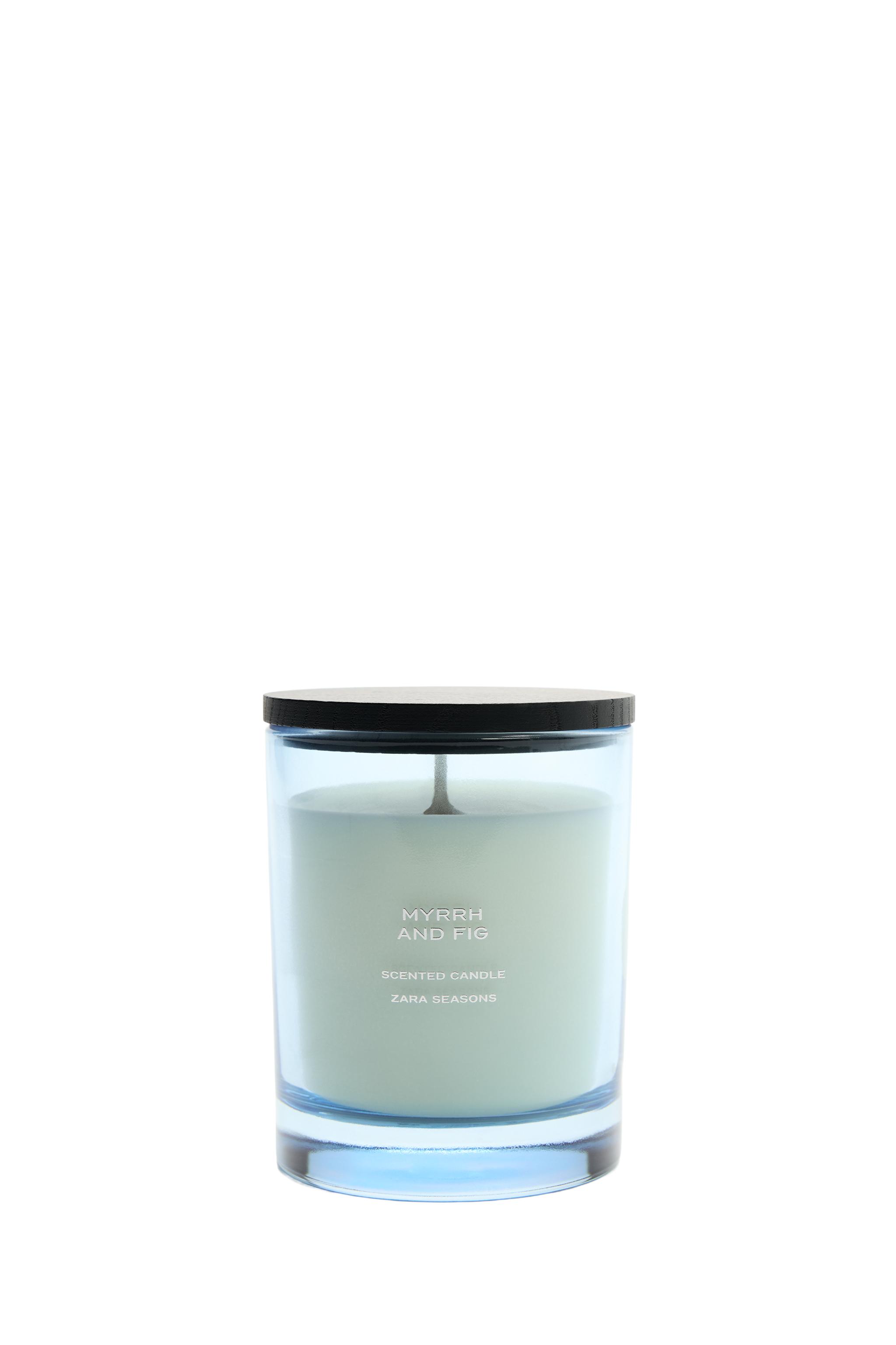 MYRRH AND FIG SCENTED CANDLE 200G (7.05 OZ) — TINTED LEATHER